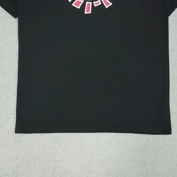 Always Sun Roll Basic Print Black Short Sleeves
